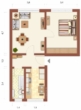 Grundriss - 2-Raum-Wohnung in ruhiger Lage
