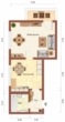 Grundriss - Großzügige 1-Raum-Wohnung mit Balkon