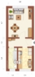 Grundriss - 1-Raum-Wohnung in Klinikumsnähe